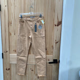WOMENS TRACTR LT TAN MONA HIGH RISE JEANS 6 NWT