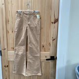 WOMENS TRACTR LT TAN HIGH RISE FLARE PANTS 0 NWT