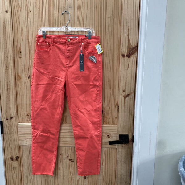 WOMENS TRACTR CORAL MONA HIGH RISE PANTS 14 NWT