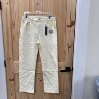 WOMENS TRACTR LT YELLOW JEANS 12 NWT