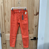 WOMENS TRACTR CORAL MONA HIGH RISE PANTS 6 NWT