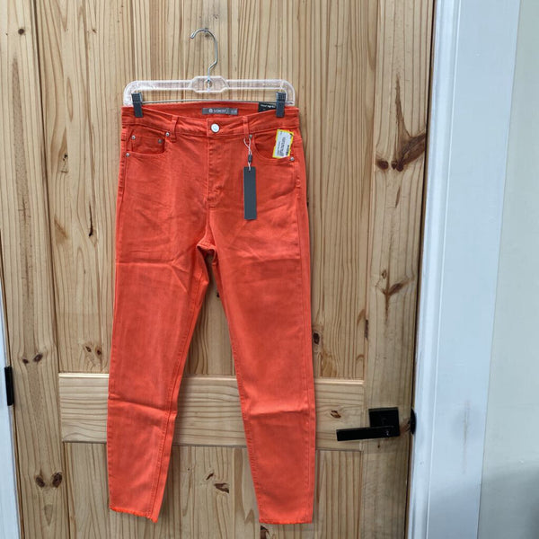 WOMENS TRACTR CORAL MONA HIGH RISE PANTS 6 NWT
