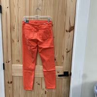 WOMENS TRACTR CORAL MONA HIGH RISE PANTS 6 NWT