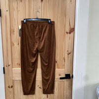 WOMENS TRACTR CHOCOLATE VELOUR PANTS 12 NWT