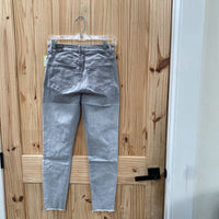 WOMENS TRACTR LT GREY WASHED MONA HIGH RISE JEANS 4 NWT