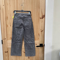 WOMENS TRACTR BLEACK DENIM HIGH RISE STRAIGHT JEANS 0 NWT
