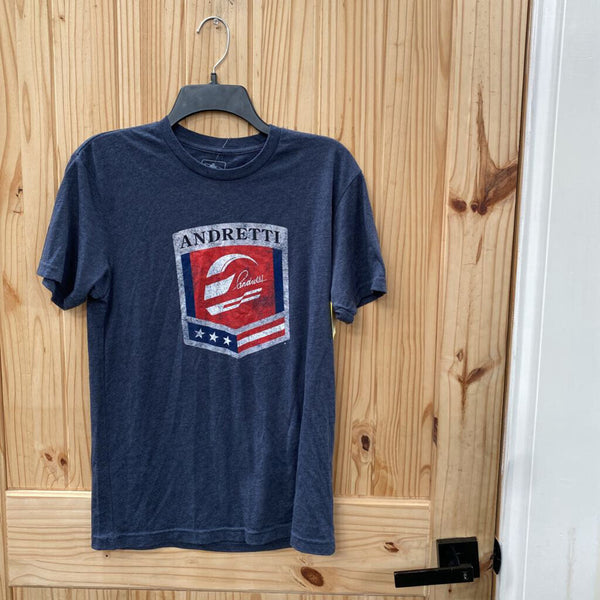 MENS ANDRETTI BLUE T-SHIRT S NWT
