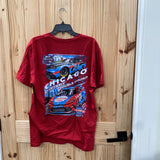 MENS NASCAR CHICAGO STREET RACE RED T-SHIRT L NWT