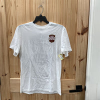 MENS INDY 500 WHITE T-SHIRT L NWT
