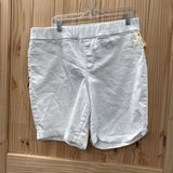 WOMENS NYDJ WHITE BERMUDA SHORTS 16