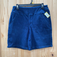 WOMENS BELLE KIM GRAVEL DK DENIM SHORTS 10