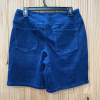 WOMENS BELLE KIM GRAVEL DK DENIM SHORTS 10