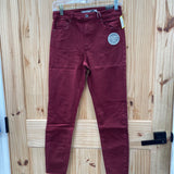 WOMENS TRACTR MAROON MONA HIGH RISE PANTS 4 NWT