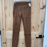 WOMENS TRACTR LT BROWN SPARKLY JEGGINGS 2 NWT