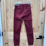 WOMENS TRACTR MAROON MONA HIGH RISE PANTS 0 NWT