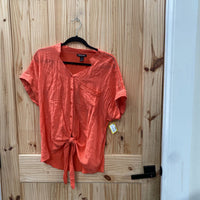 WOMENS BY DESIGN CORAL CASUAL TOP XL