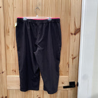 WOMENS MADE FOR LIFE CAPRIS BLK/PINK 1X