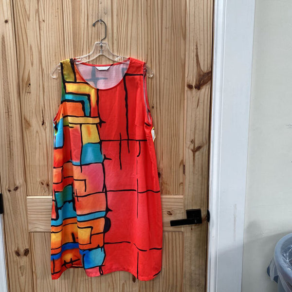 WOMENS SL DRESS MULTI COLOR XXL