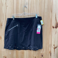 WOMENS JAMIE SADOCK BLK CASUAL SKORT 14 NWT