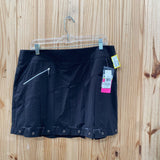 WOMENS JAMIE SADOCK BLK CASUAL SKORT 14 NWT