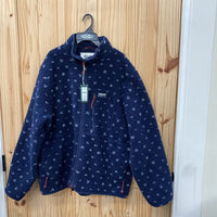 MENS ALPINE DESIGN FLEECE SHERPA NAVY BLUE XL NWT