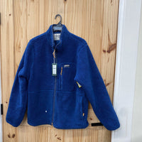 MENS ALPINE DESIGN FLEECE SHERPA MOUNTAIN LAKE L NWT