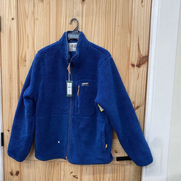 MENS ALPINE DESIGN FLEECE SHERPA MOUNTAIN LAKE L NWT