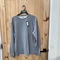 MENS ALPINE DESIGN LS GREY SHIRT XL NWT