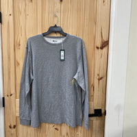 MENS ALPINE DESIGN LS GREY SHIRT XXL NWT