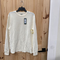 MENS ALPINE DESIGN CREAM LS SHIRT M NWT