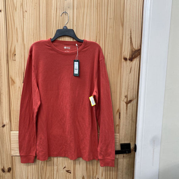 MENS ALPINE DESIGN LS ANTIQUE ROSE SHIRT L NWT