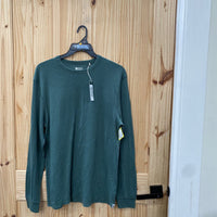 MENS ALPINE DESIGN LS FADED EVERGREEN SHIRT L NWT