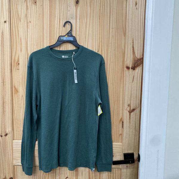 MENS ALPINE DESIGN LS FADED EVERGREEN SHIRT L NWT
