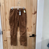 WOMENS ALPINE DESIGN ROASTED COFFEE CORD PANTS S NWT