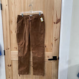 WOMENS ALPINE DESIGN ROASTED COFFEE CORD PANTS M NWT
