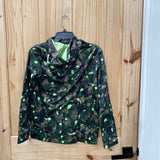 BOYS UNDER ARMOUR GREEN CAMO HOODIE YL 12 NWT