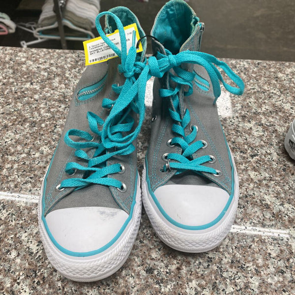 WOMENS CONVERSE SHOES SKY BLUE/GREY 9