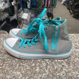 WOMENS CONVERSE SHOES SKY BLUE/GREY 9