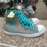 WOMENS CONVERSE SHOES SKY BLUE/GREY 9