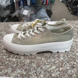 WOMENS SINCERELY JULES OLIVE SHOES 8.5