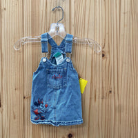 GIRLS MINNIE MOUSE DENIM DRESS 3/6M