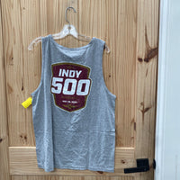 MENS INDY 500 GREY TANK M NWT