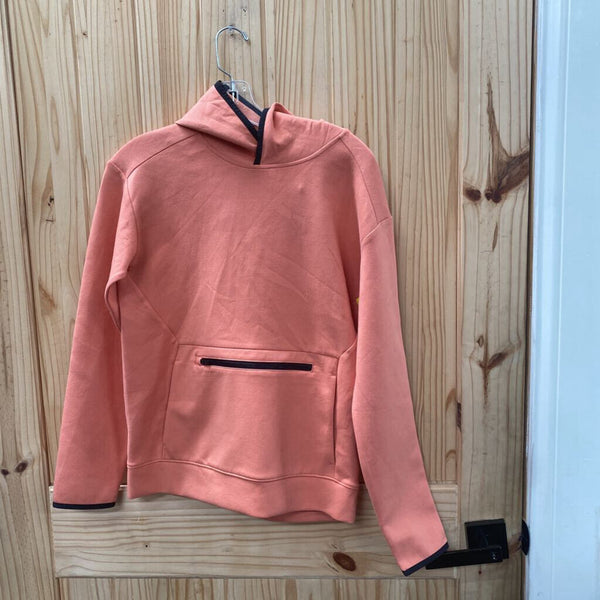 BOYS DSG PULLOVER ORANGE/BLK L 14/16 NWT