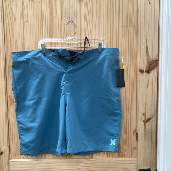 MENS HURLEY SHORTS TEAL 40 NWT