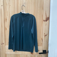 MENS VRST DK GREEN LS SHIRT M NWT