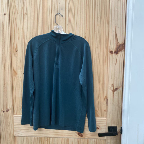 MENS VRST DK GREEN LS SHIRT M NWT