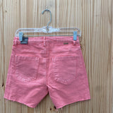 WOMENS TRACTR CORAL HIGH RISE SHORTS 2 NWT