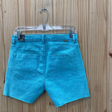 WOMENS TRACTR SKY BLUE HIGH RISE SHORTS 6 NWT