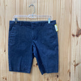 WOMENS BANANA REPUBLIC DK LINEN SHORTS 4