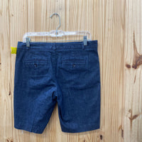 WOMENS BANANA REPUBLIC DK LINEN SHORTS 4